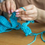 woman hands Crochet